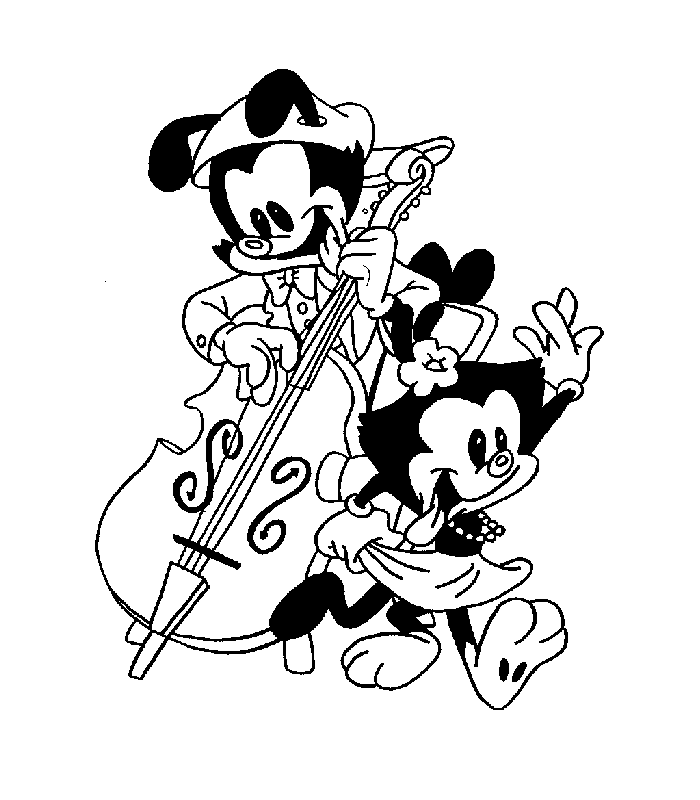 Musical Animaniacs Coloring Pages