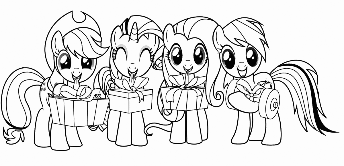 My Little Pony Friendship Is Magic Coloring Page
