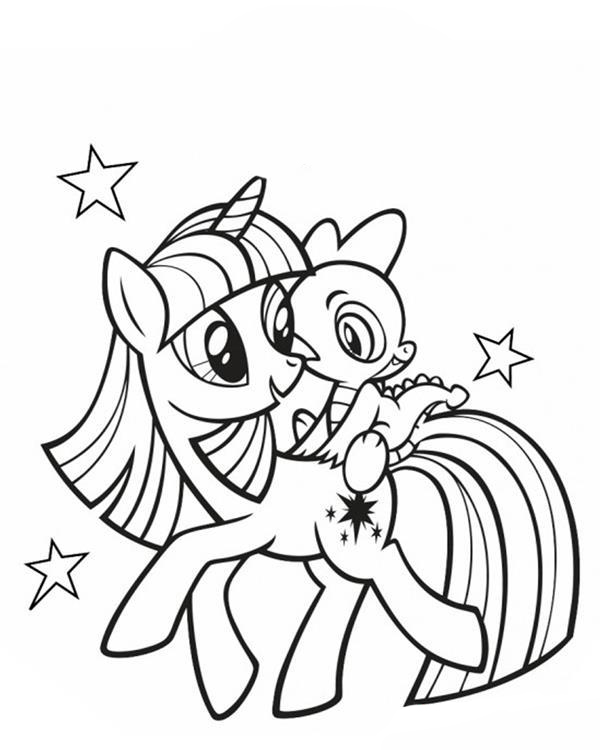 My Little Pony Twilight Sparkle Coloring Page