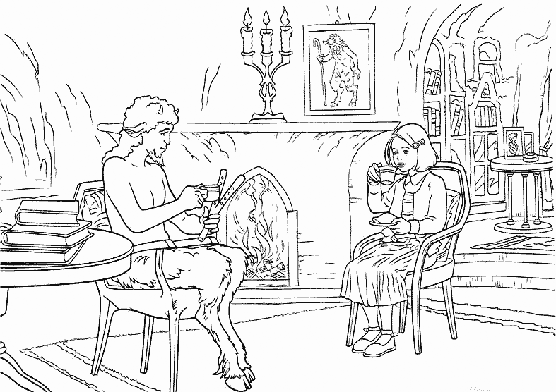 Narnia Printable Coloring Page