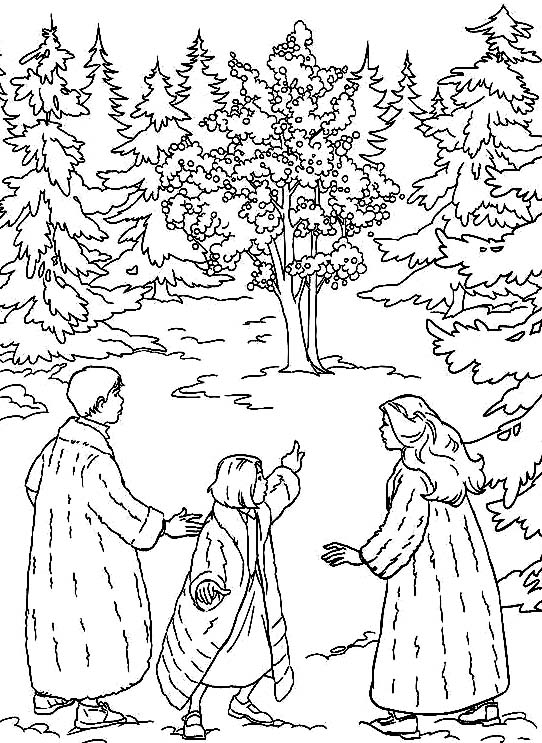 Narnia Scene Coloring Pages