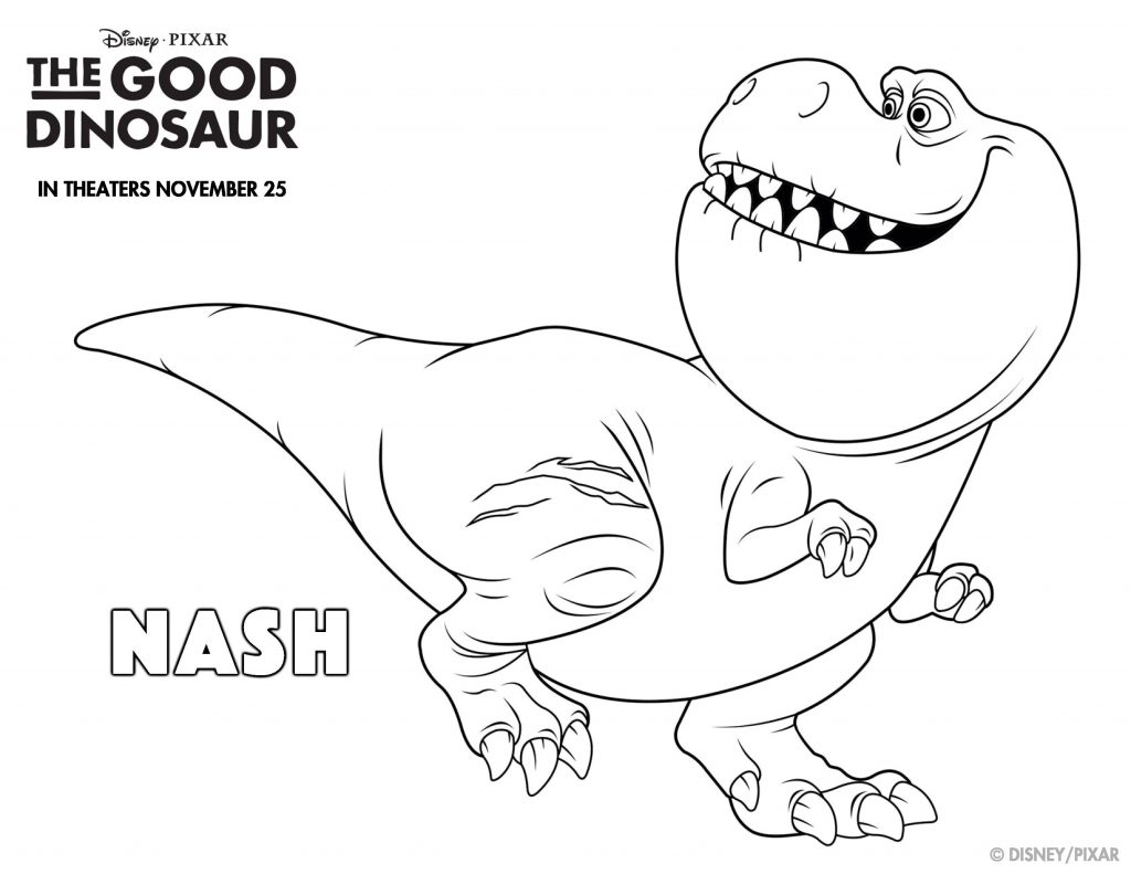 Nash Good Dinosaur Coloring Pages