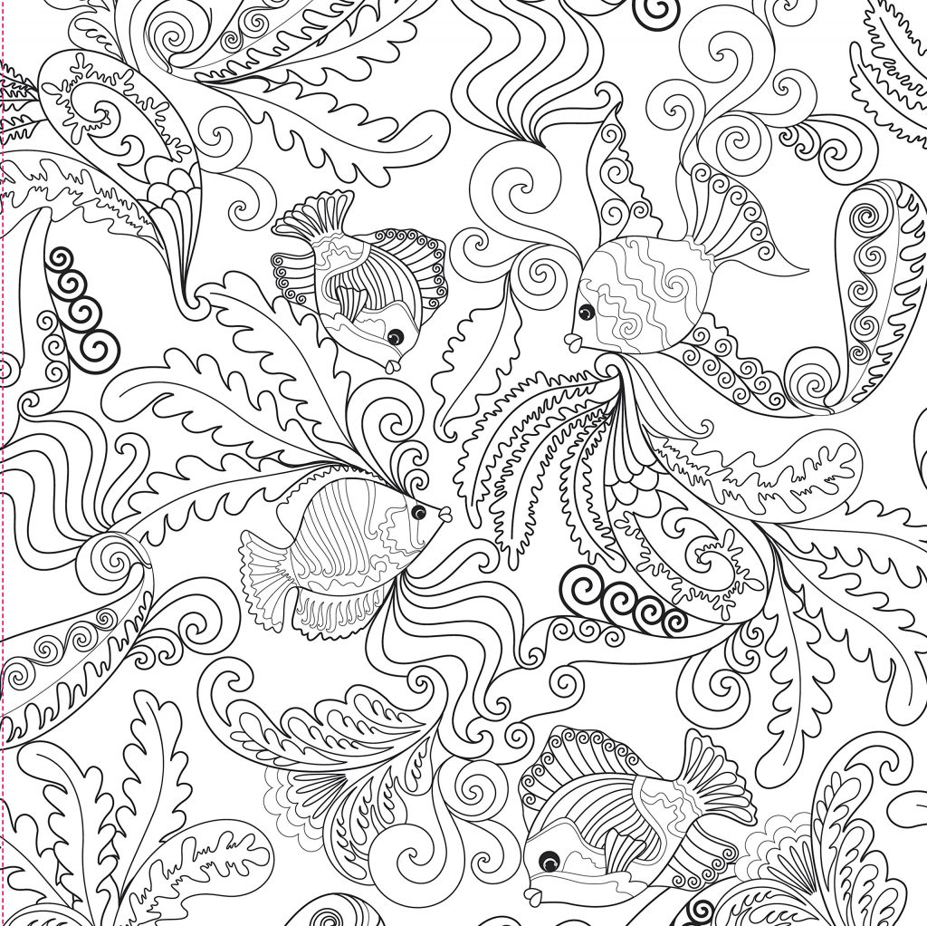 Ocean Coloring Pages for Adults