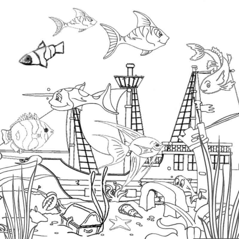 Ocean Coloring Pages Printable