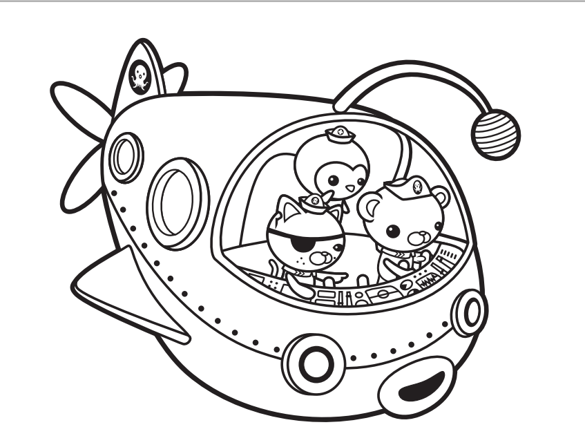 Octonauts Coloring Pages Printables