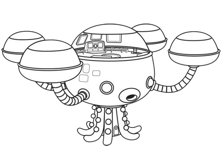 Octopod Octonauts Coloring Pages