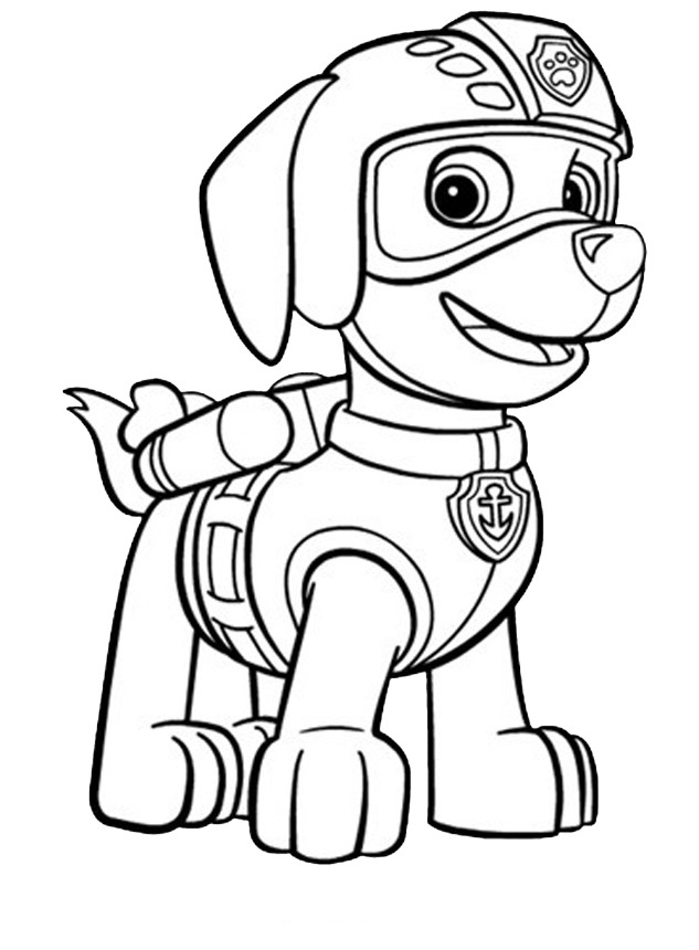 Paw Patrol Coloring Page