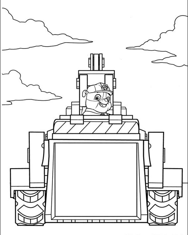 Paw Patrol Coloring Sheet