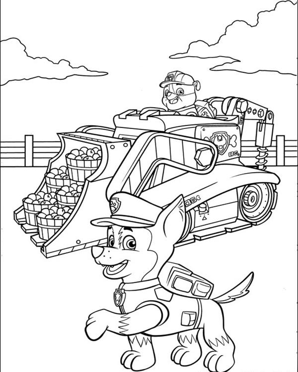 Paw Patrol Coloring Sheets