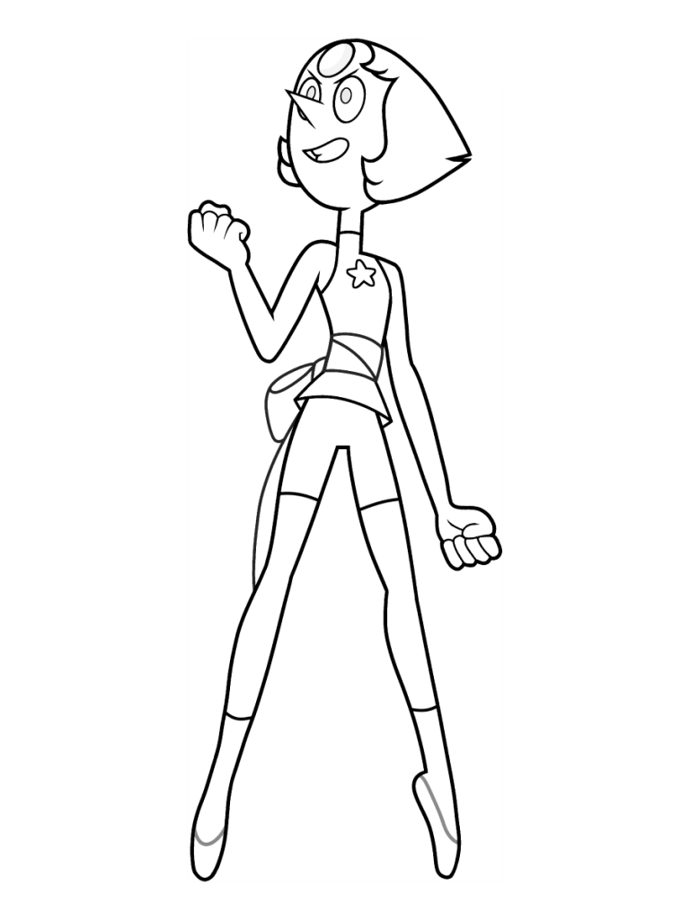 Pearl Steven Universe Coloring Pages