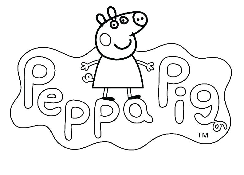 Peppa Pig Coloring Pages