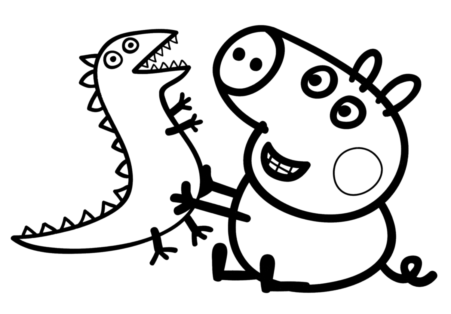 Peppa Pig Coloring Pages