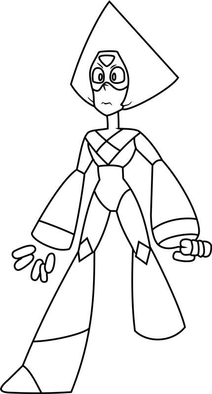 Peridot Steven Universe Coloring Pages