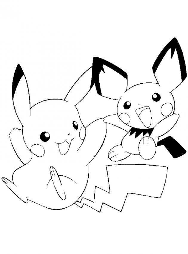 Pikachu Coloring Page Pictures