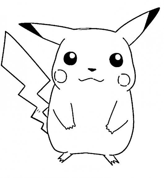 Pikachu Coloring Pages To Print