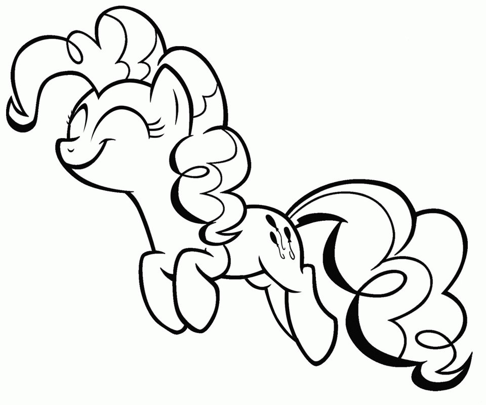 Pinkie Pie Coloring Page