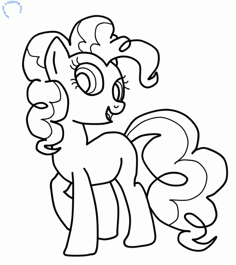 Pinkie Pie Coloring Pages