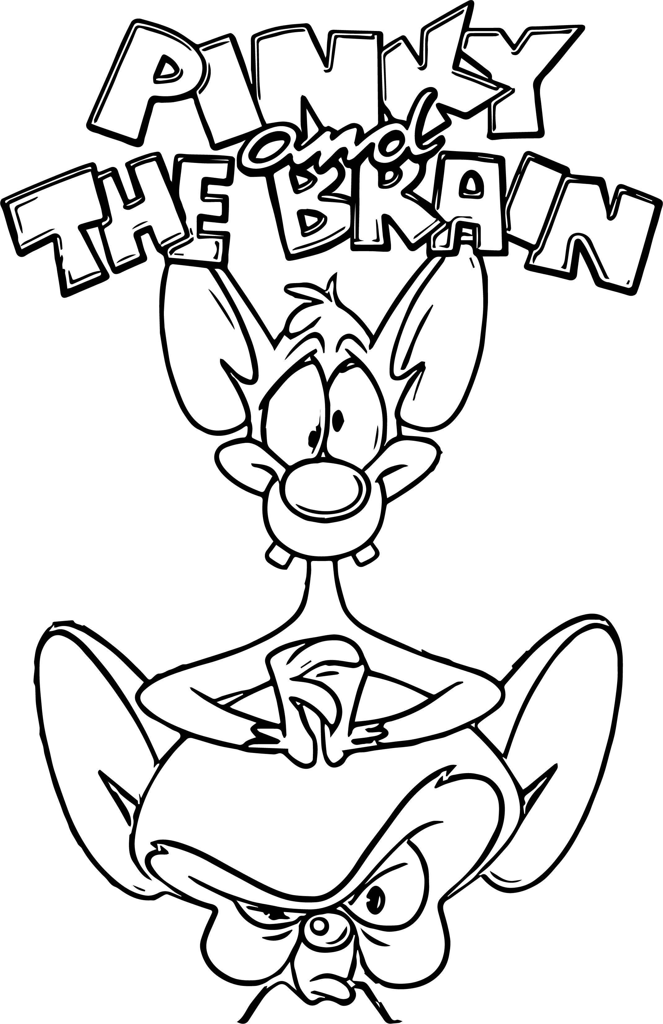 Pinky And The Brain Coloring Pages