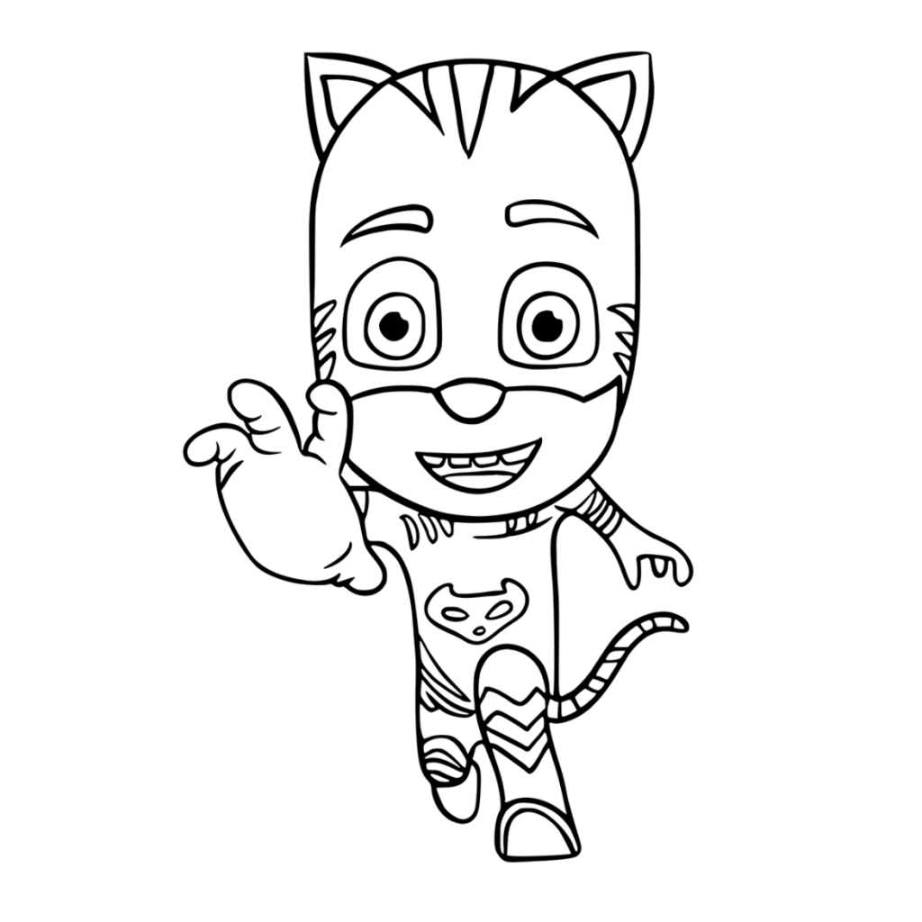 PJ Masks Catboy Coloring Pages