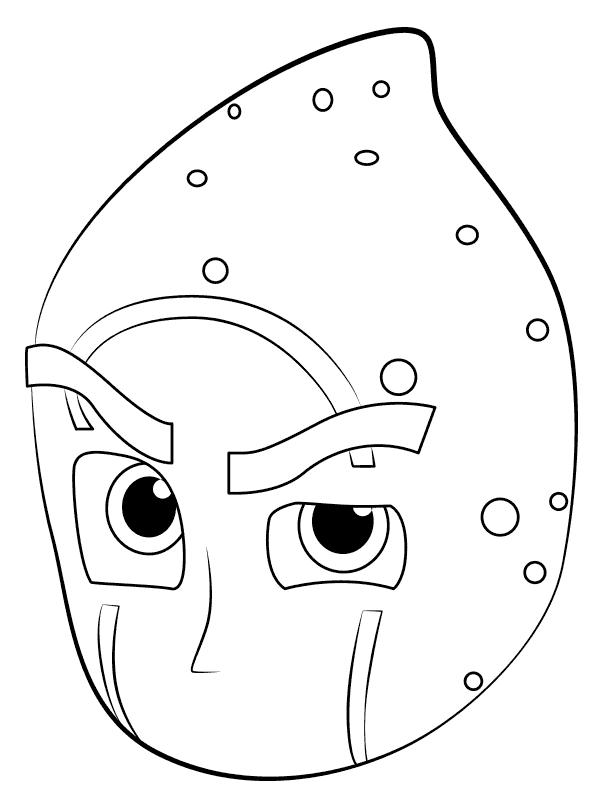 PJ Masks Coloring Page Character Printable