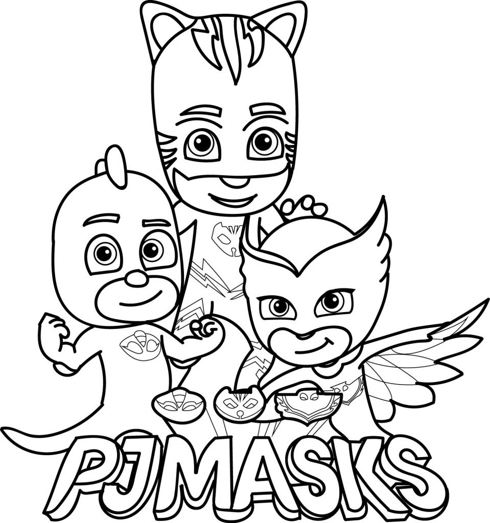 PJ Masks Coloring Pages