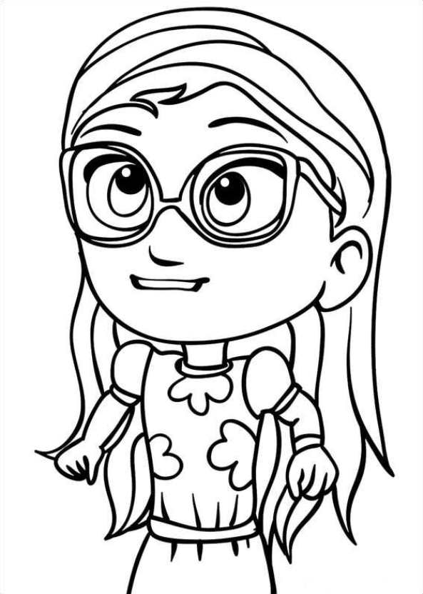 PJ Masks Coloring Pages Amaya