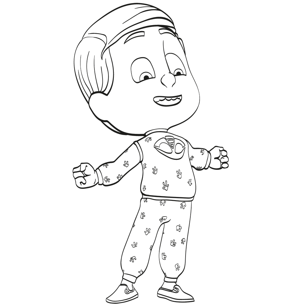 PJ Masks Coloring Pages Connor