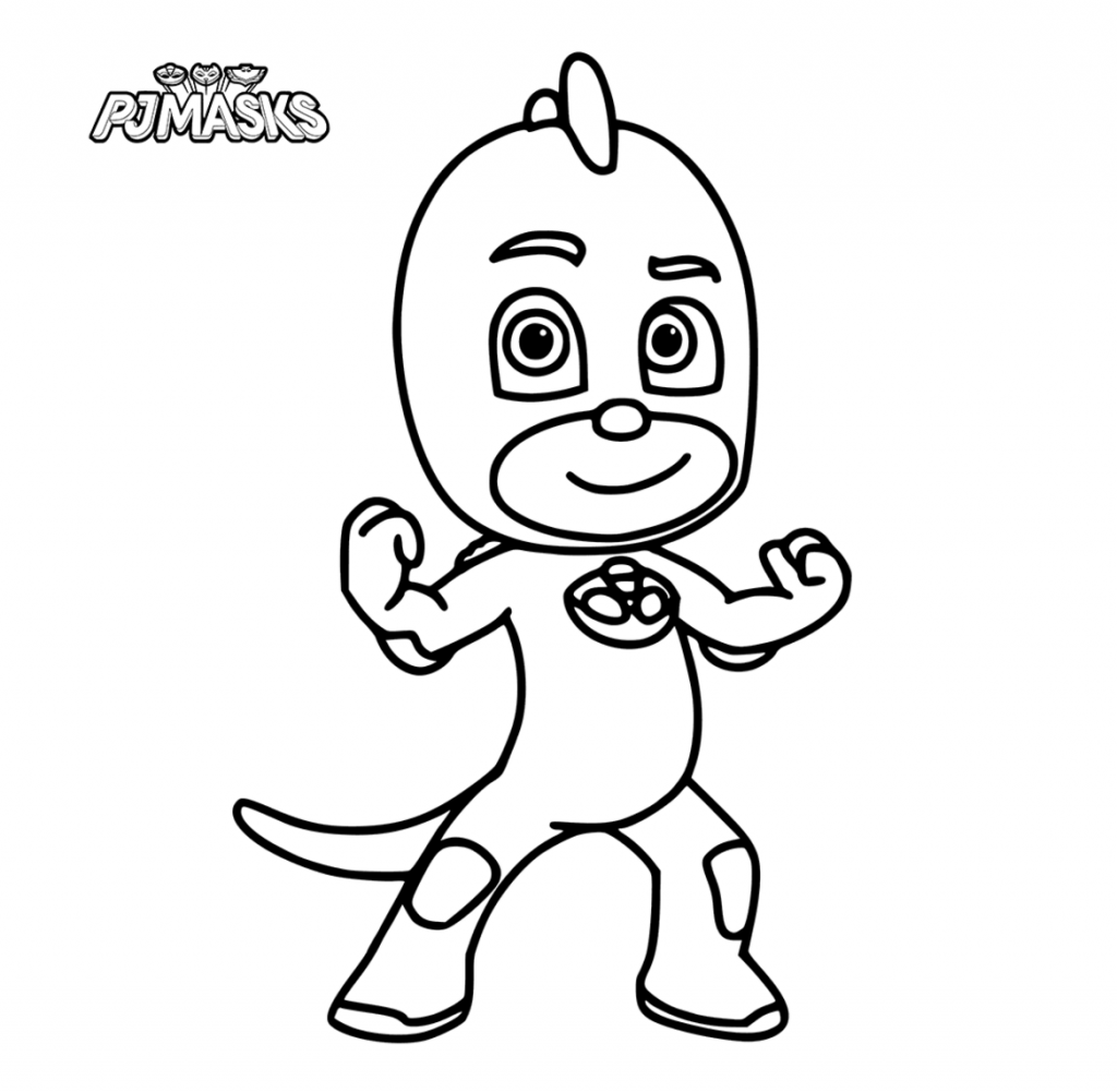 PJ Masks Gekko Coloring Pages