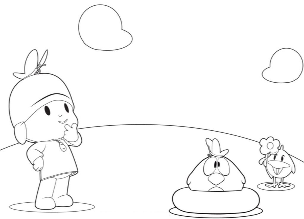 Pocoyo Coloring Pages Pictures