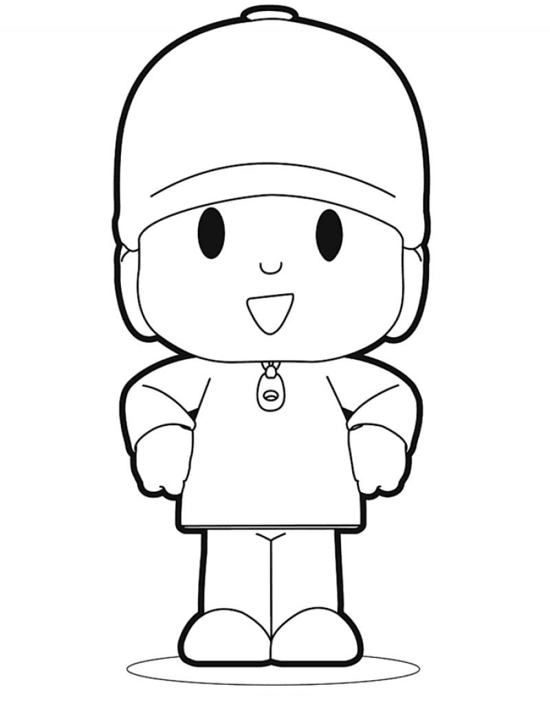 Pocoyo Coloring Pages