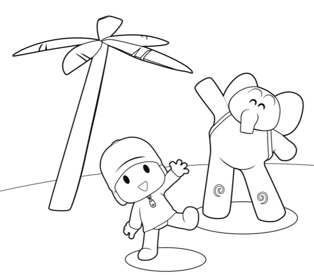 Pocoyo Printable Coloring Pages