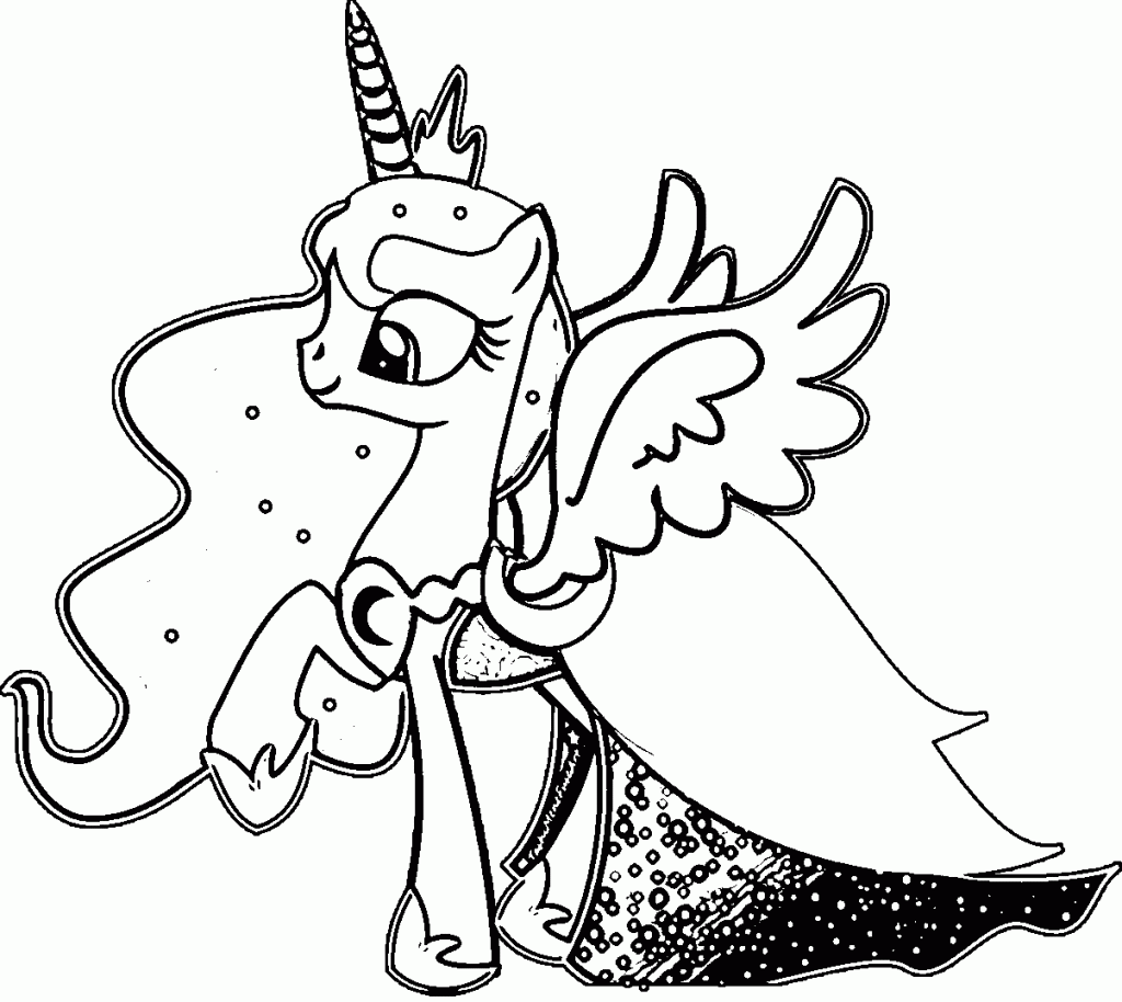 Princess Luna MLP Coloring Pages