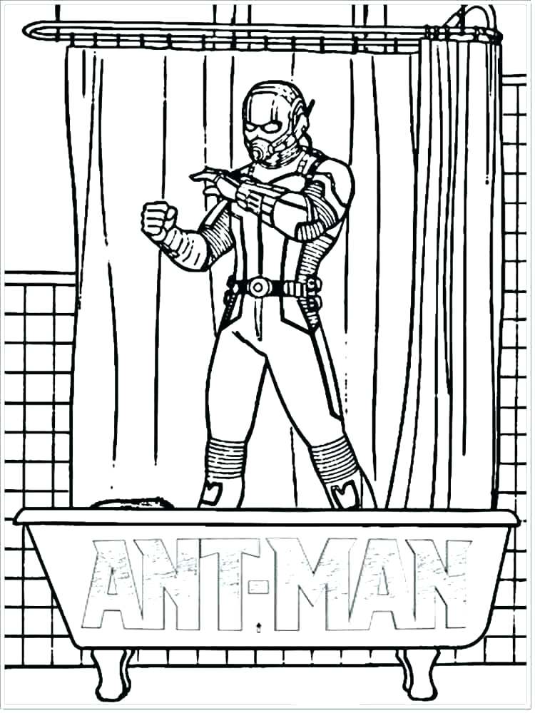 Print Ant Man Coloring Page