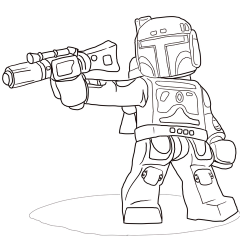 Print Free Lego Star Wars Coloring Pages