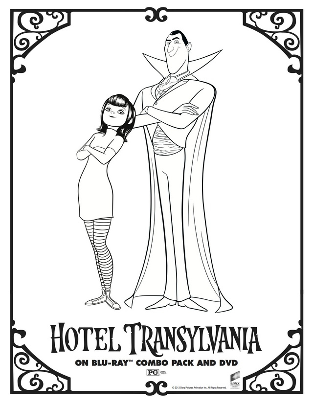 Print Hotel Transylvania Coloring Pages