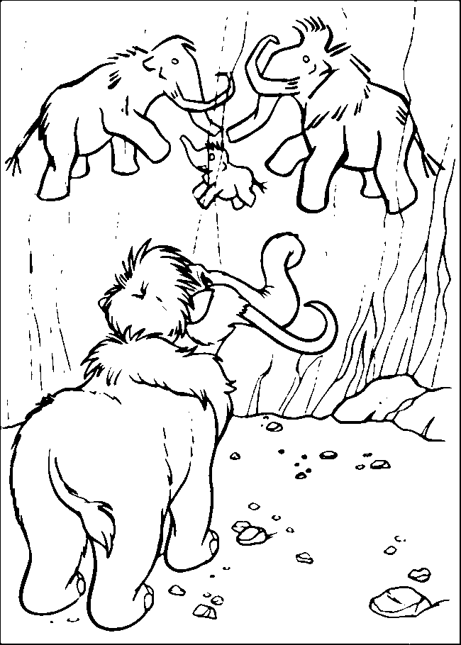 Print Ice Age Coloring Pages