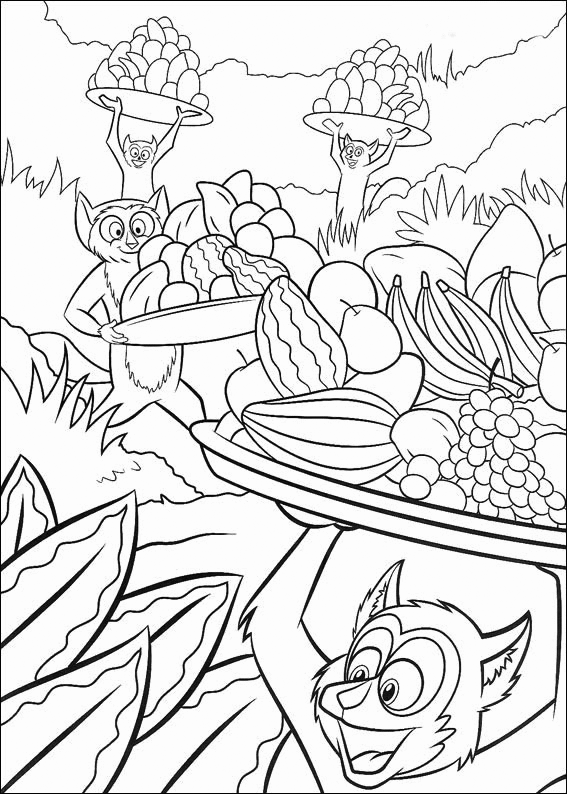 Print Madagascar Coloring Pages