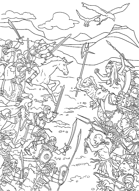 Print Narnia Coloring Pages