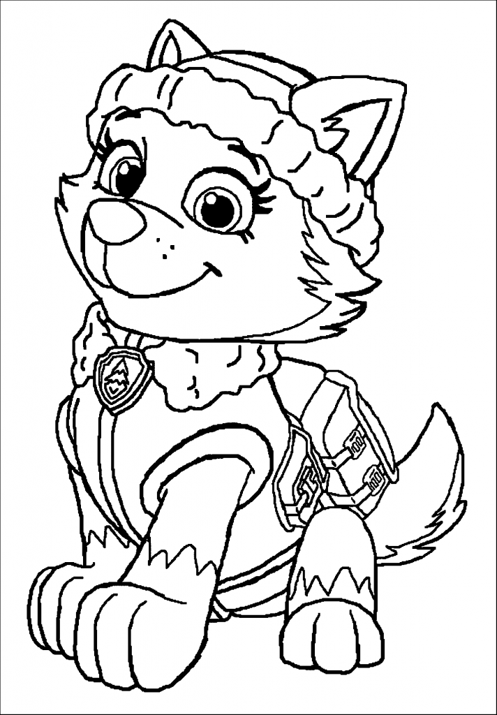 Print Paw Patrol Coloring Pages