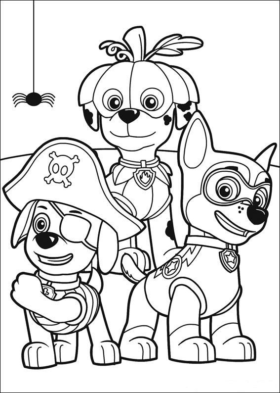 Print Paw Patrol Coloring Pages