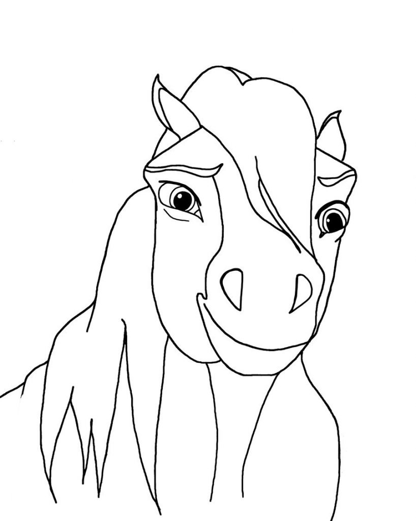 Print Spirit Riding Free Coloring Pages
