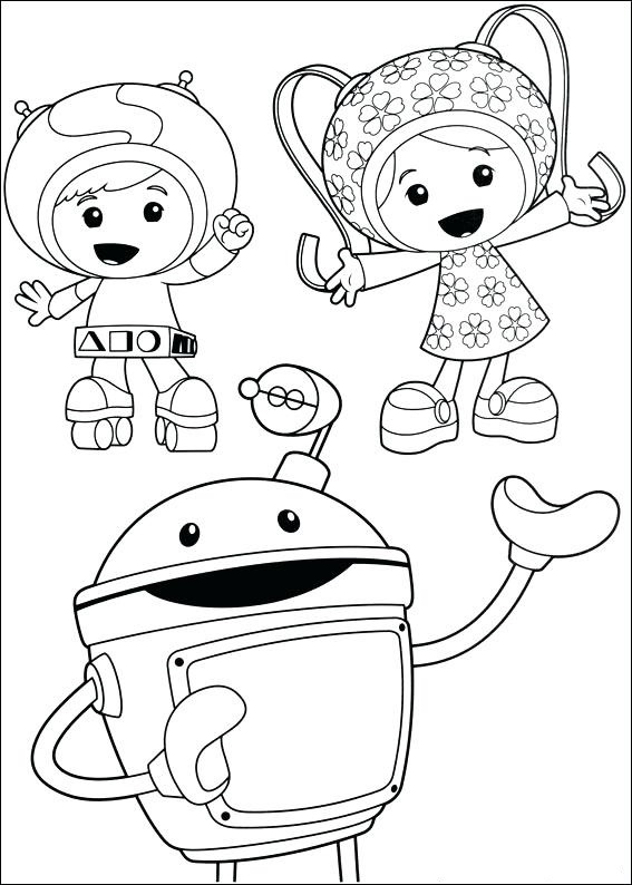 Print Team Umizoomi Coloring Page