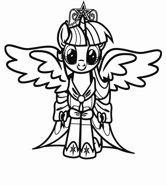 Print Twilight Sparkle Coloring Pages