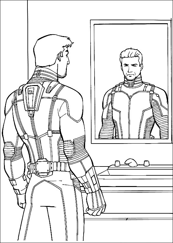 Printable Ant Man Coloring Pages