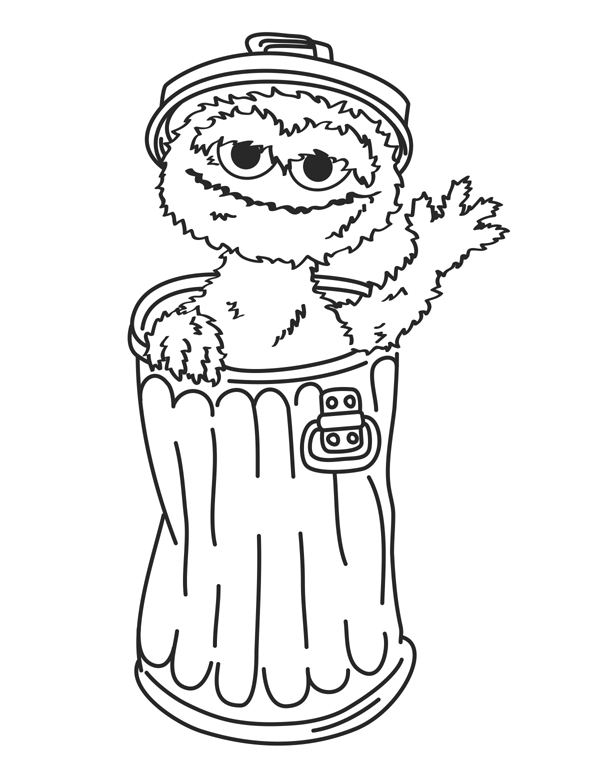 Printable Elmo Coloring Pages