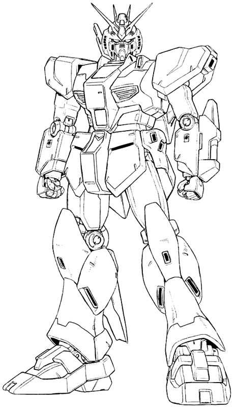 Printable Gundam Coloring Pages