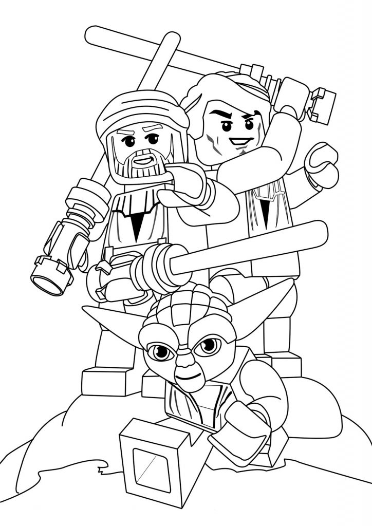 Printable Lego Star Wars Coloring Pages