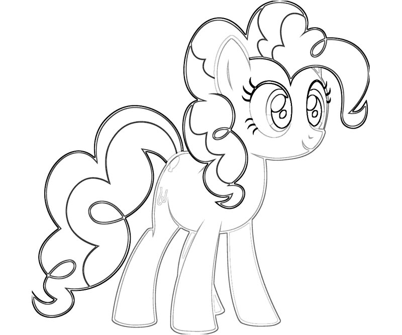 Printable MLP Pinkie Pie Coloring Pages