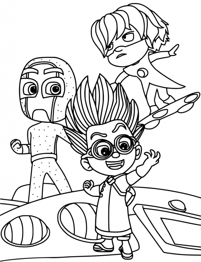 Printable PJ Masks Coloring Pages