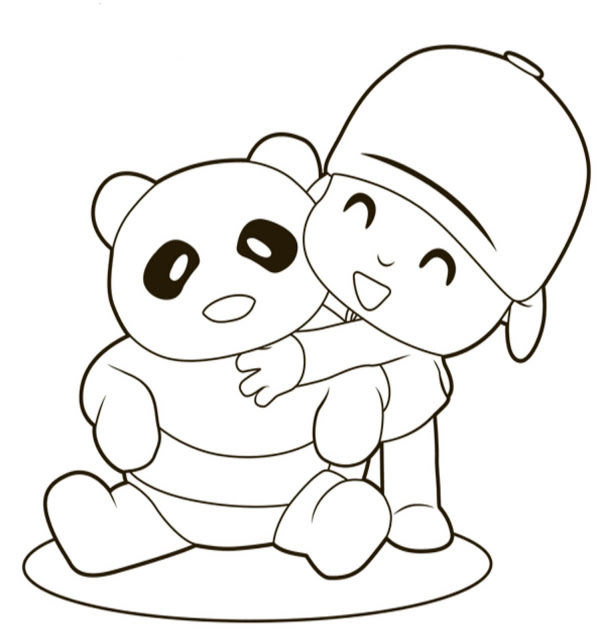 Printable Pocoyo Coloring Pages For Kids